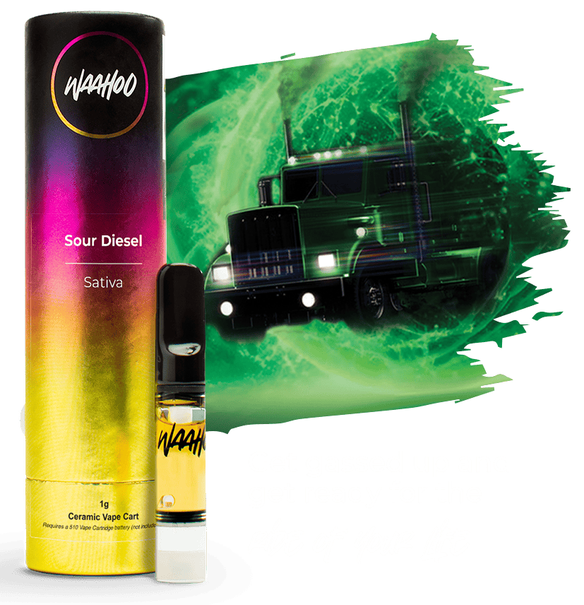 WaaHoo Sour Diesel | Vape Cart - Strain Stars Cannabis Dispensary in NY