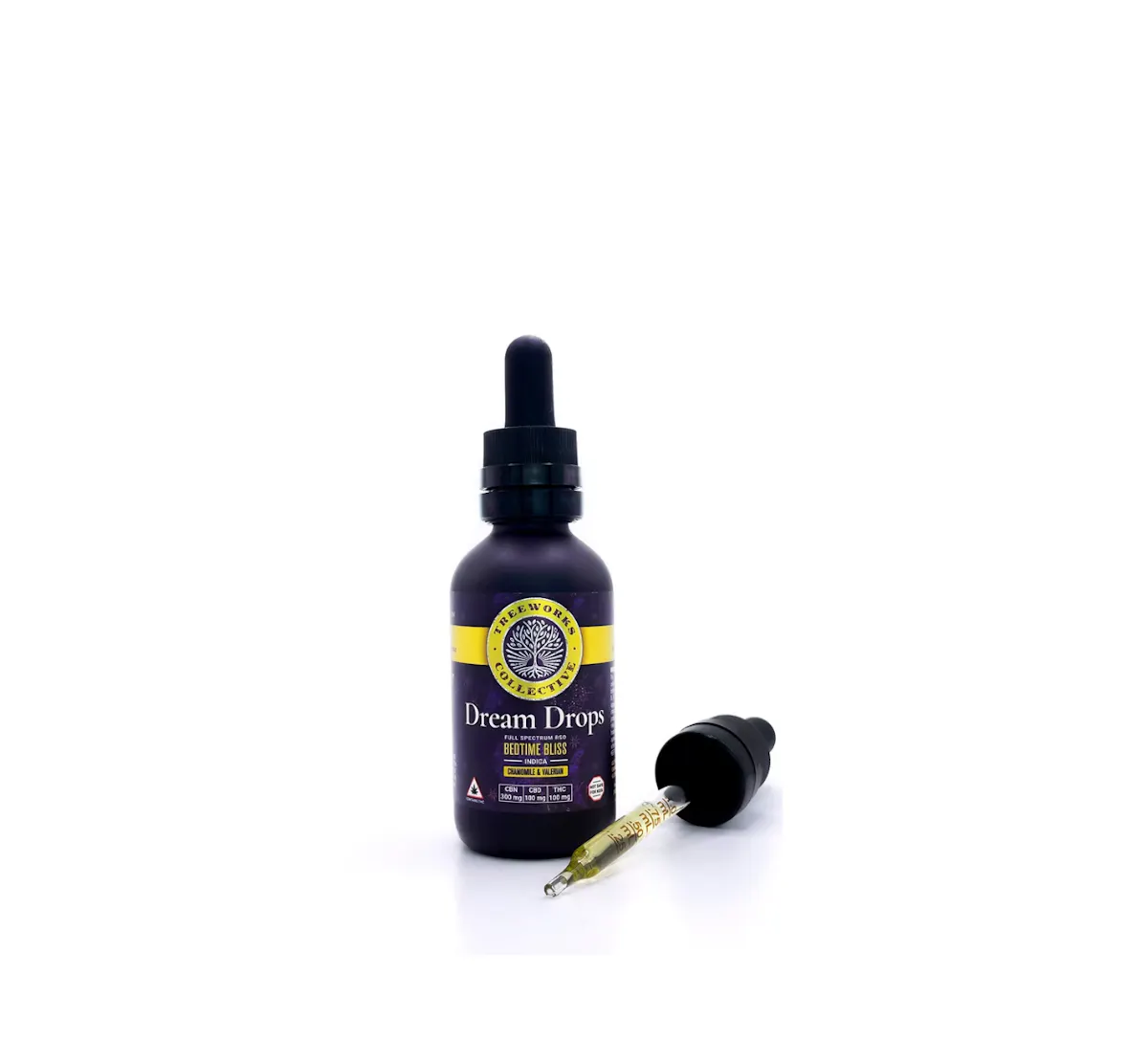 Dream Drops – Indica – 500mg TAC (300mg CBN | 100mg CBD | 100mg THC ...