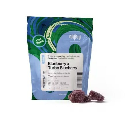 MFNY | Blueberry x Turbo Blueberry | Live Resin Gummies 10 pcs | 100mg