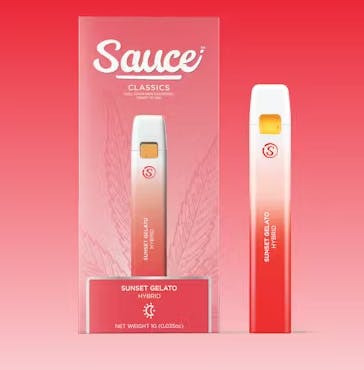 Sauce - Classics: Distillate Disposable - Sunset Gelato (H) (1.0g)