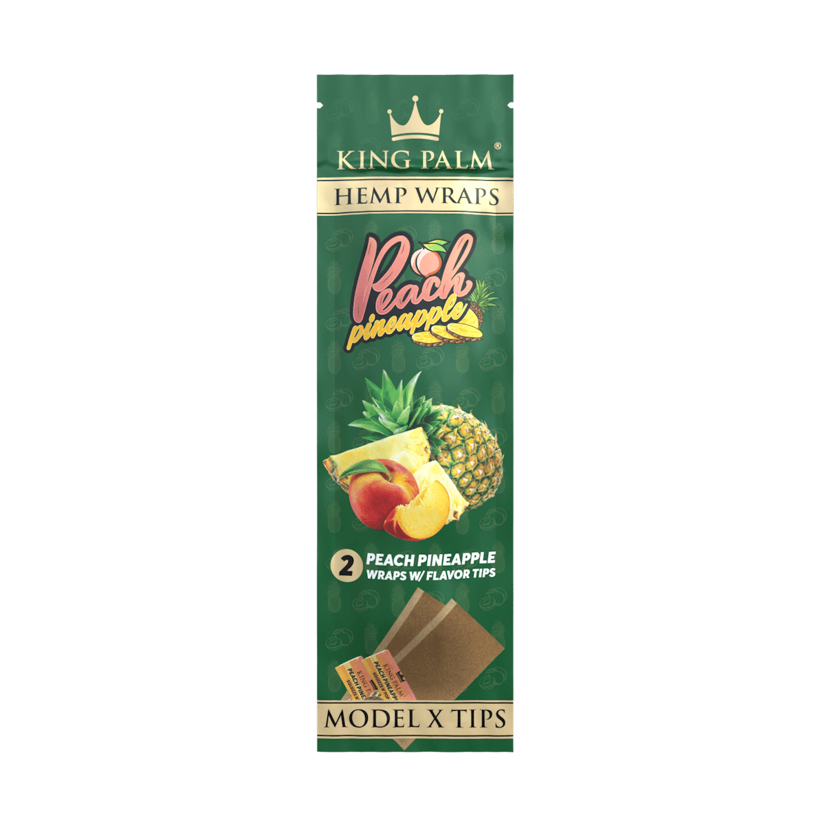 Image of Peach Pineapple Hemp Wraps 2-Pack