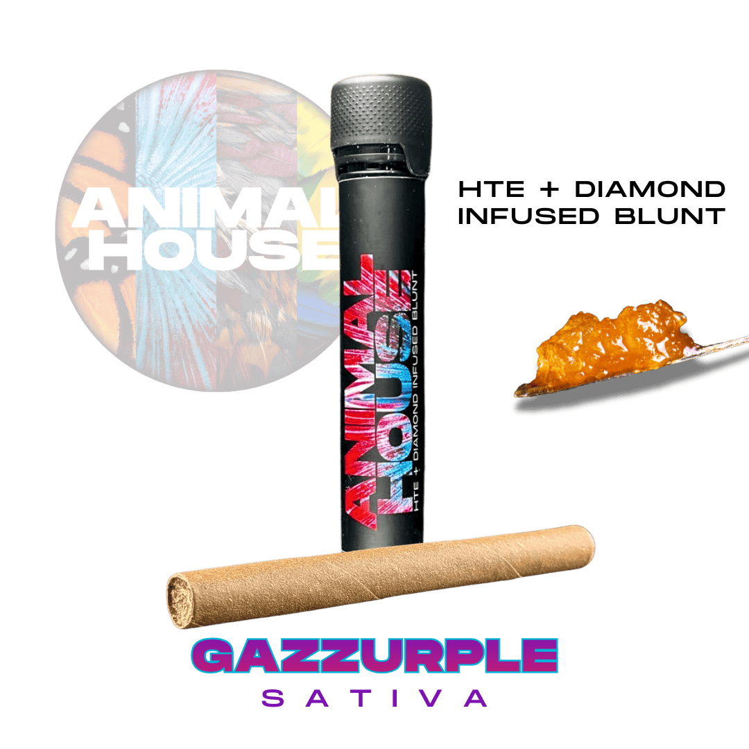 Animal House | Gazzurple | Diamond Infused Blunt | 1.5g