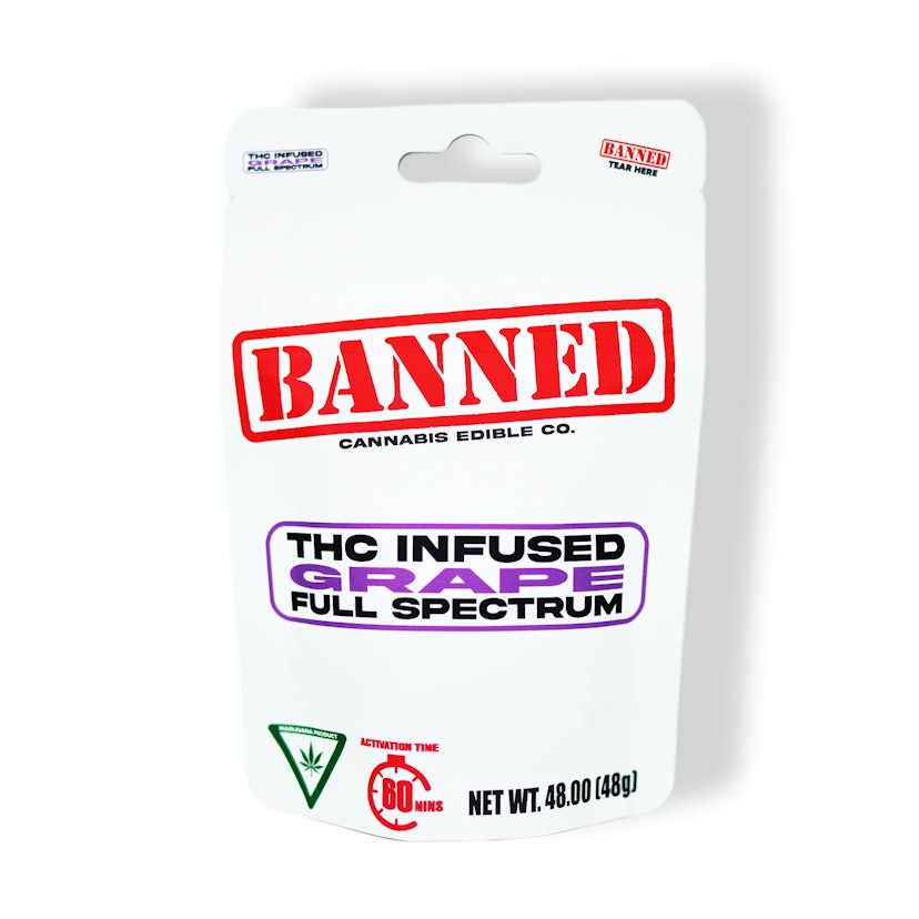 Banned - Grape Gummies 200mg