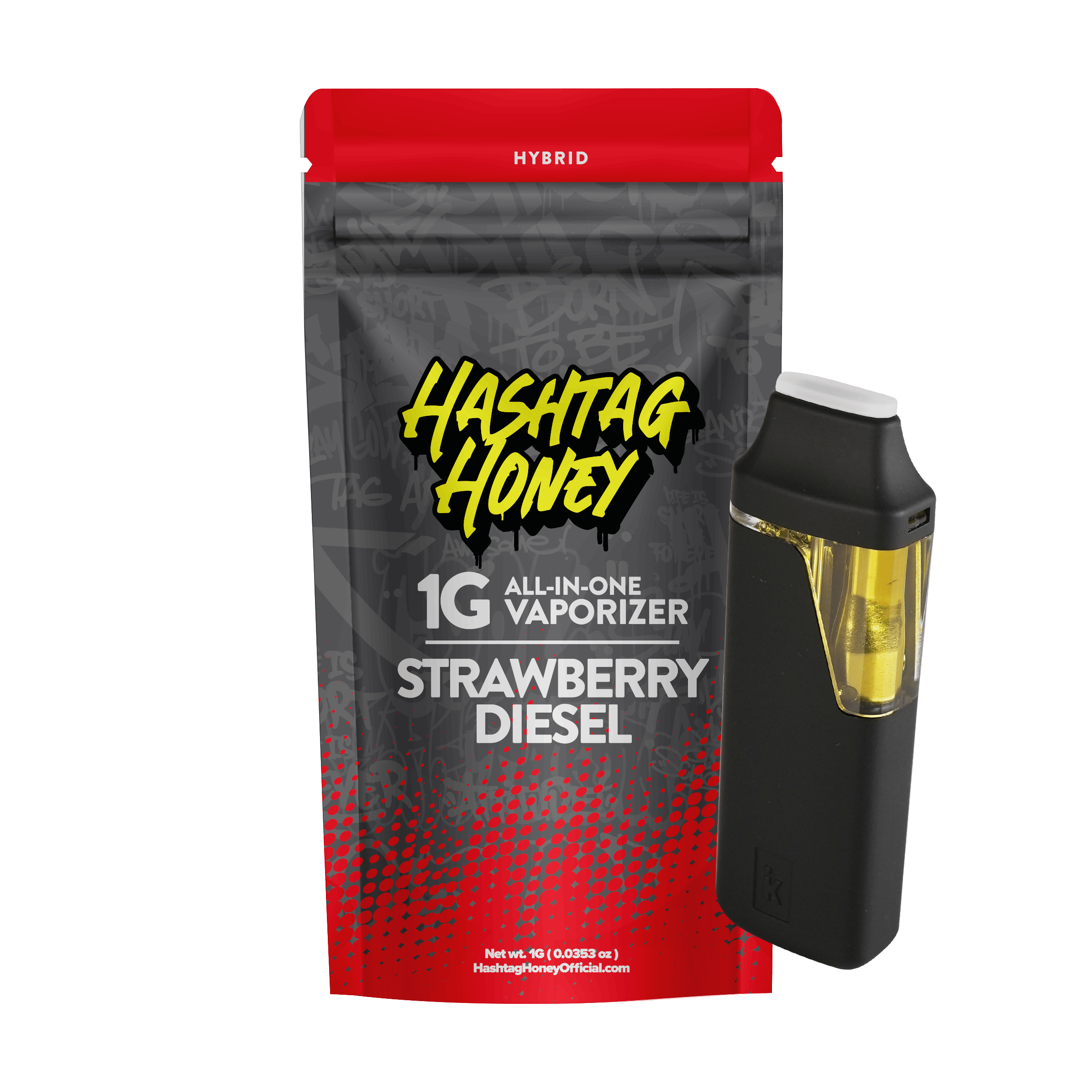 Hashtag Honey - Strawberry Diesel Disposable Vape
