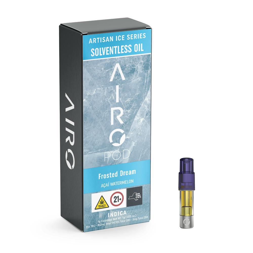 AiroPod Cartridge Artisan Ice | Frosted Dream - Indica — Airo cannabis product at ZenZest