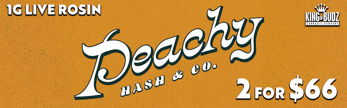 Peachy Hash AND Co. 1g Rosin - 2/$66