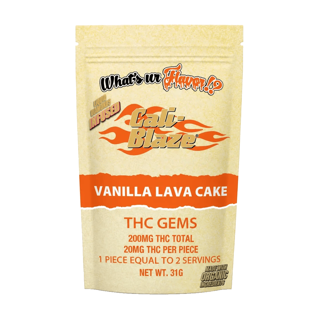 Cali-Blaze | Liquid Diamond Gummies - 200mg - Vanilla Lava Cake