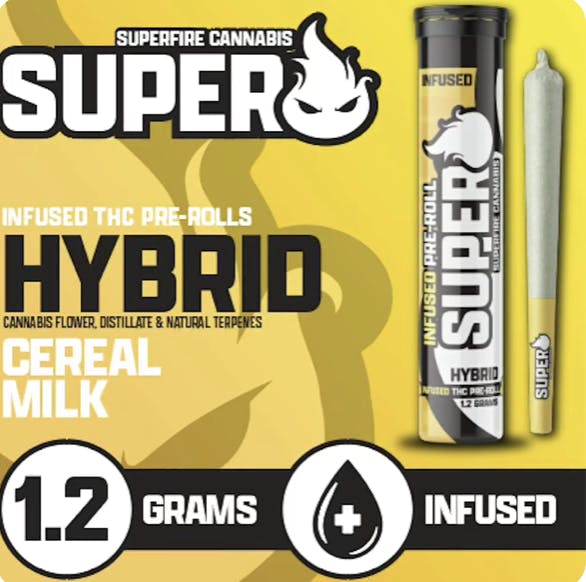 Superfire- Infused Preroll 1.2g- Cereal Milk