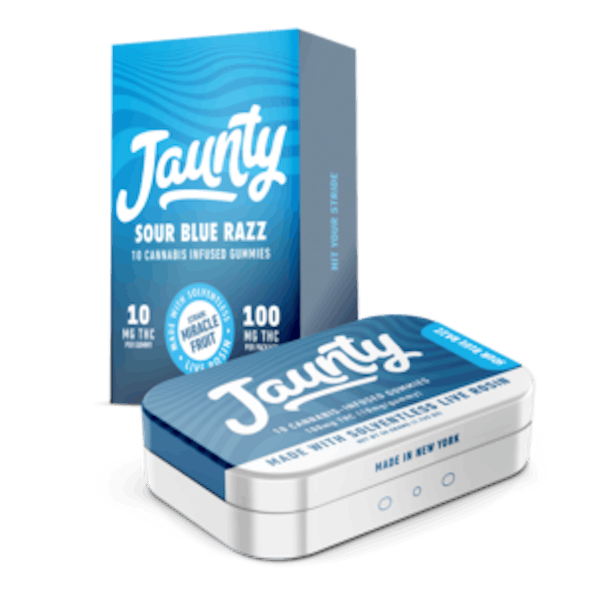 Photo of Jaunty I Sour Blue Razz | Live Rosin Gummies 10PK