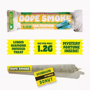 Dope Smokes - 1.2g Liquid Diamond Infused Preroll - Dashboard Donut