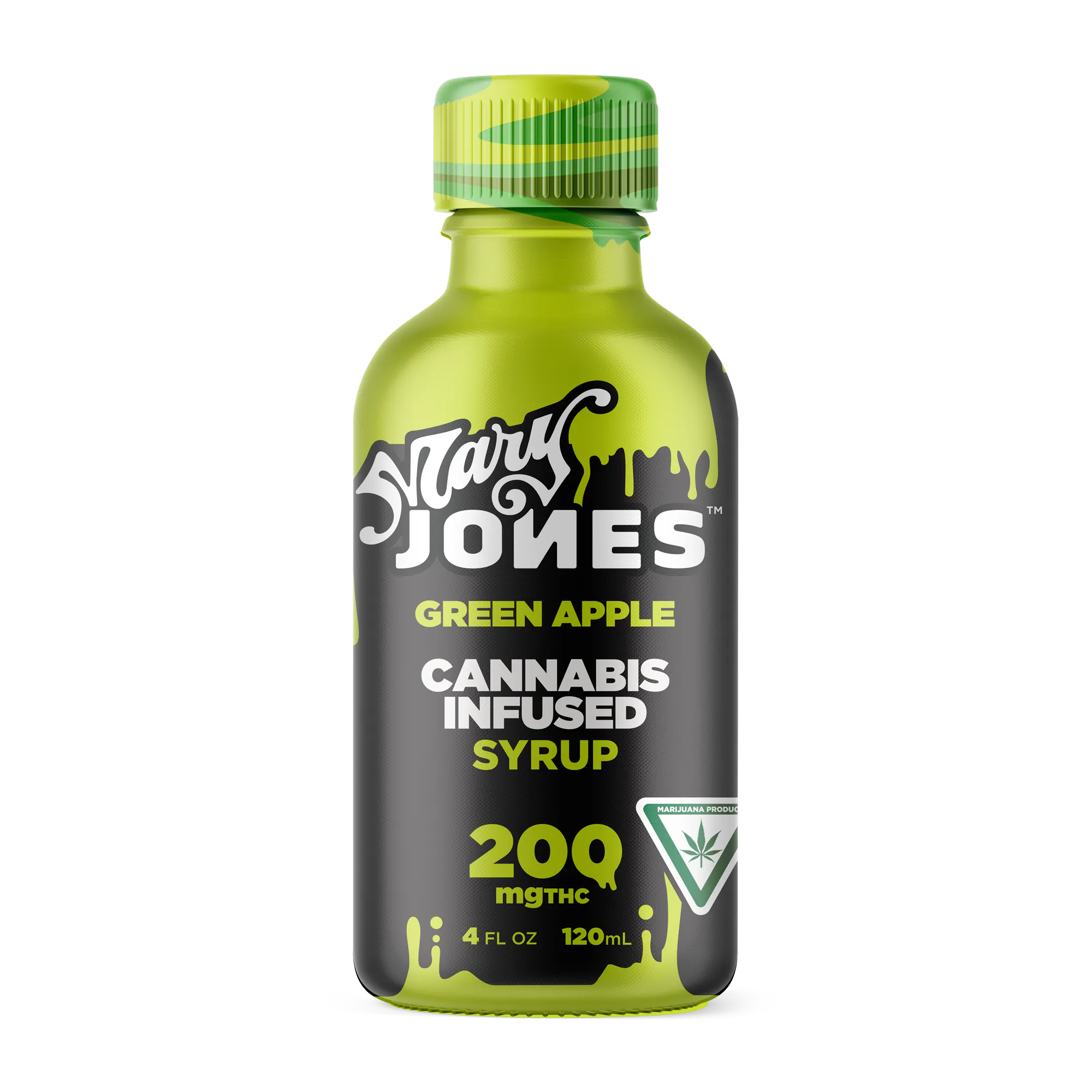 Mary Jones 200mg THC Syrup - Green Apple | NOXX Cannabis - Grand