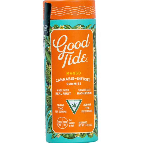 Good Tide - 200mg Hash Rosin Gummies - Mango (I)