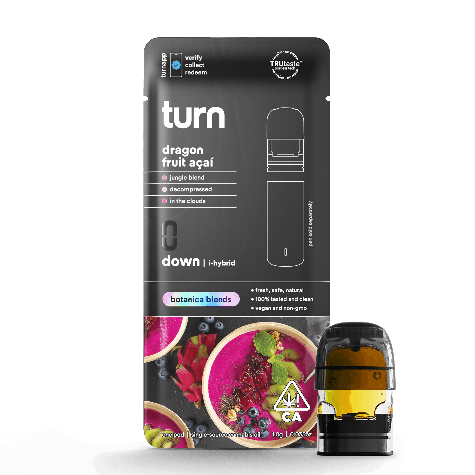 Turn | Dragon Fruit Acai | Pod | 1g