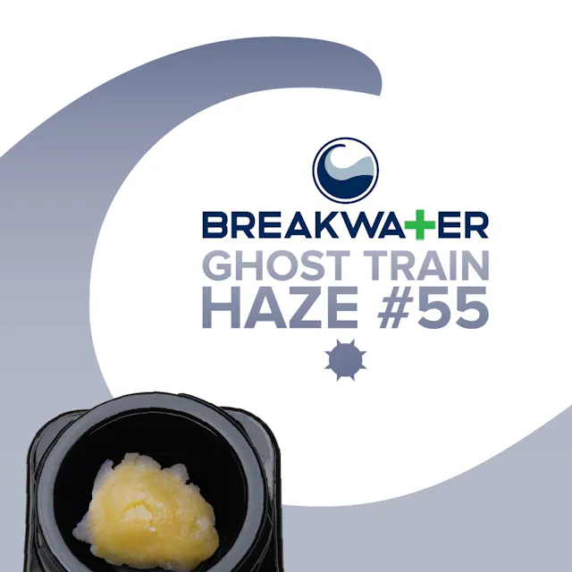 Breakwater Live Hash Rosin Ghost Train Haze #55 1g (sativa, live rosin)
