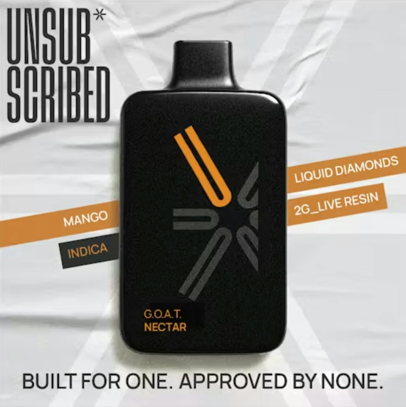 Unsubscribed Live Resin Vape All-in-One Vape - G.O.A.T. Nectar | NOXX -  Plainfield Ave.
