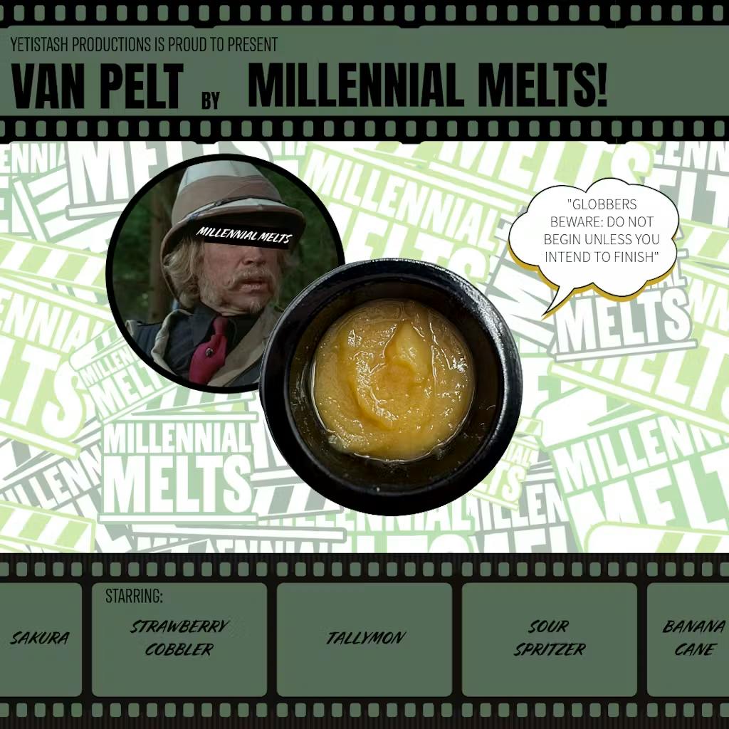 Millennial Melts - 5g Live Rosin - Van Pelt