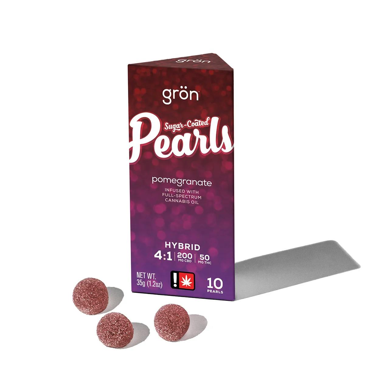 Photo of Grön 4:1 Pomegranate Pearls – CBD/THC