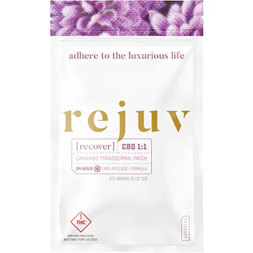 Rejuv | Transdermal Patch | Recover | 1 THC : 1 CBD | 25mg-1