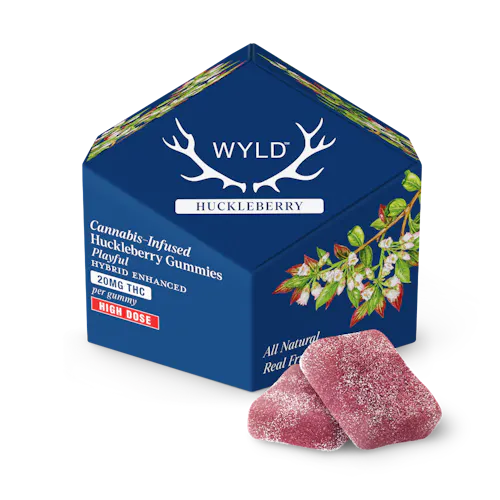 200mg | Huckleberry Hybrid Enhanced Gummies-active
