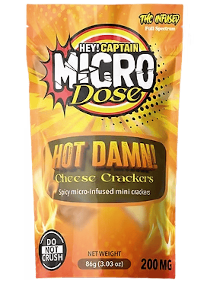 Hey! Captain | 200mg Micro Bites | Cheese Crackers