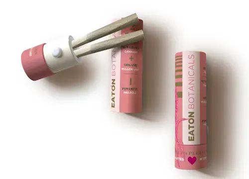 Eaton Botanicals | Chairlifts | GMO | Mullien Leaf + Cannabis | Hybrid | Pre-Roll | 2 Pk-1