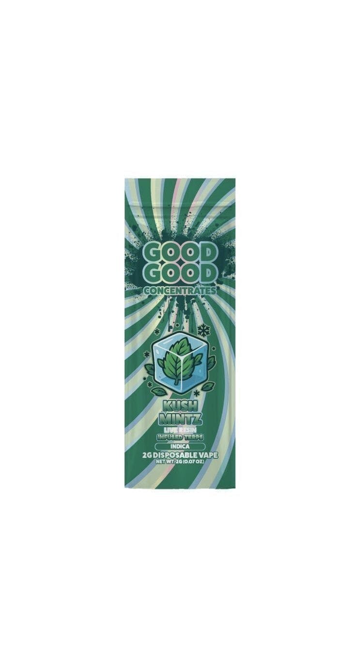 GoodGood GOOD GOOD | KUSH MINTZ | DISPOSABLE INDICA — VAPORIZERS