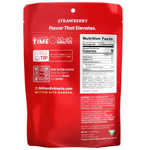 Strawberry Fruit Chews | 200MG-2