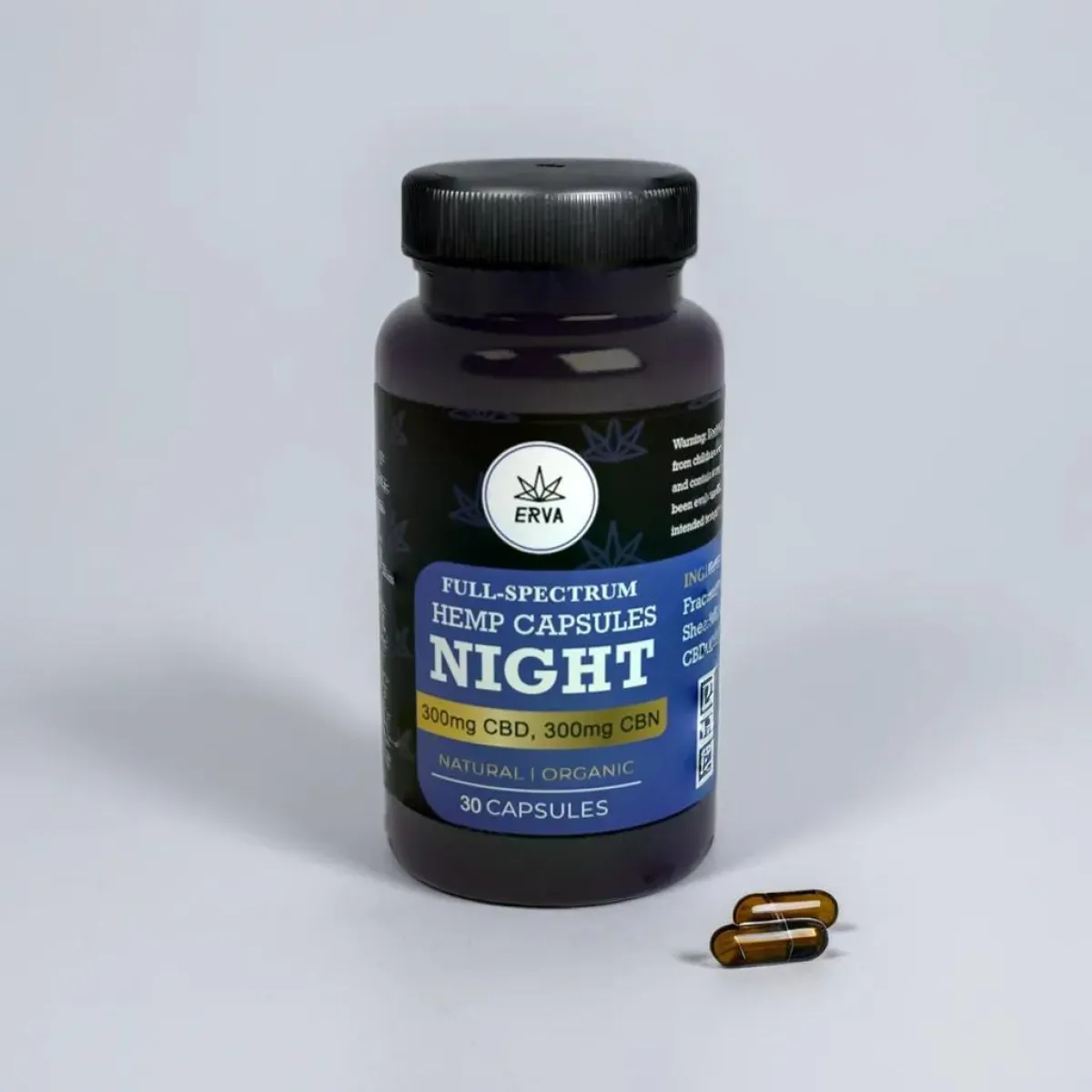 1:1 (CBN:CBD) Night Capsules 600mg 30pk | In Good Health