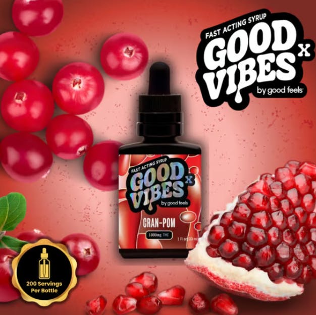 Product Good Vibes X Cranberry Pomegranate | Tincture