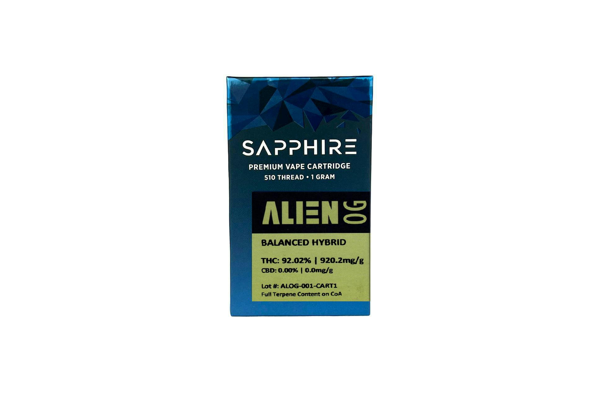 LIVELINE-ALIEN OG　サティバ 1ml 【THXE60％×CBG】