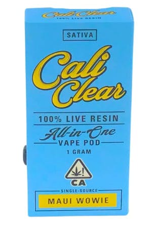Cali Clear Maui Wowie Live Resin All In One | Legendary Organics
