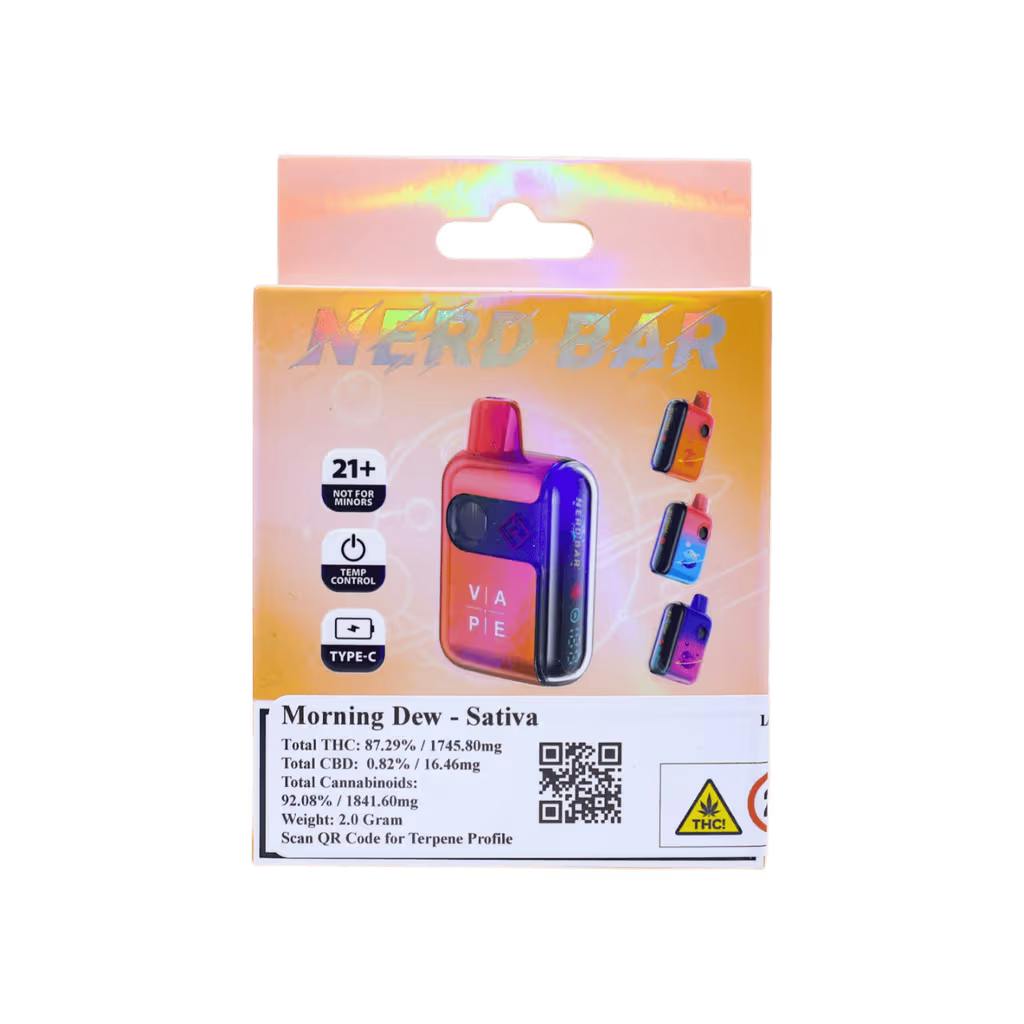 Nerd Bar Morning Dew 2g Vape