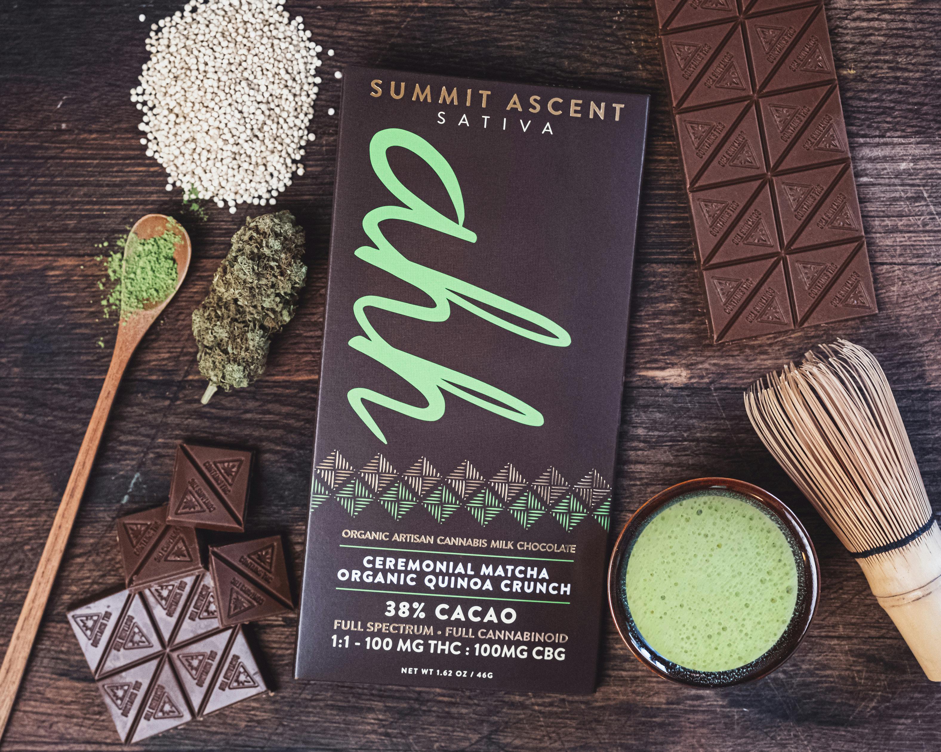 Summit Ascent Sativa 100mg Chocolate Bar Ahh
