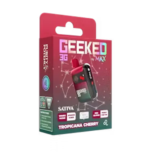 Geeked By MKX – 3g Disposable – Tropicana Cherry – Sativa-1