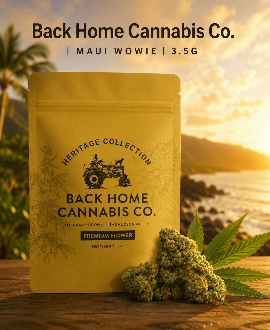 Product Back Home Cannabis Co. | Maui Wowie | 1.354% terps