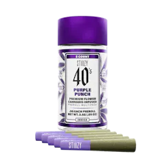 Purple Punch 40's Infused Pre-Roll 0.5g 5-pack | 2.5g