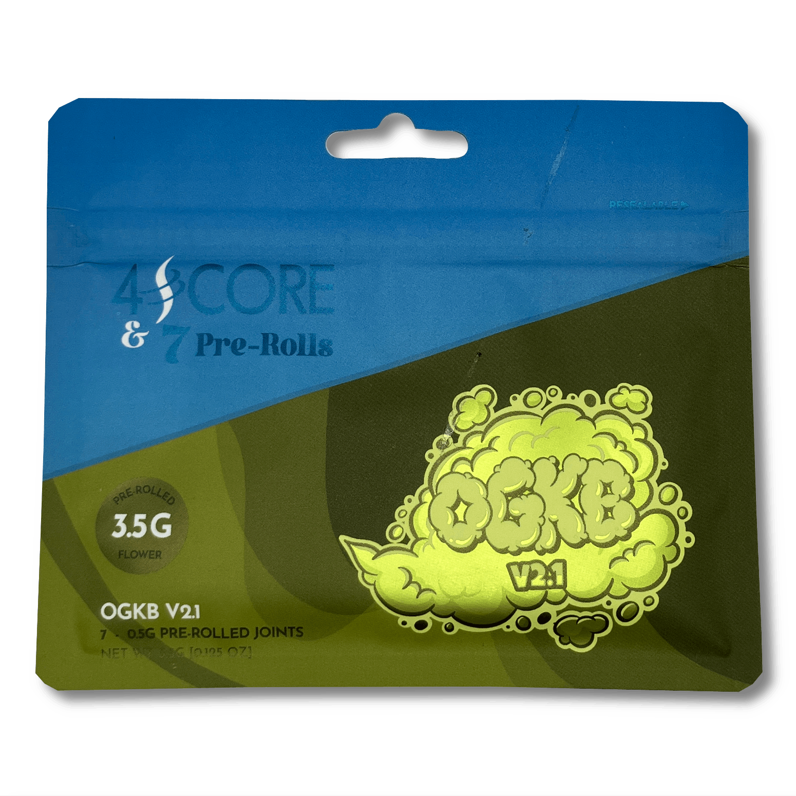 Product: 4Score | Pre-Roll 7-Pack - 3.5g - OGKB