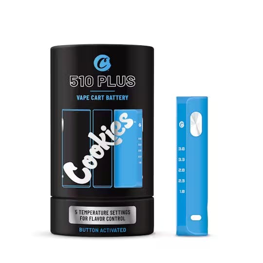cookies vape battery 510 Plus Color:Full Red Flavor_Nuts & Seeds Cali Frozen