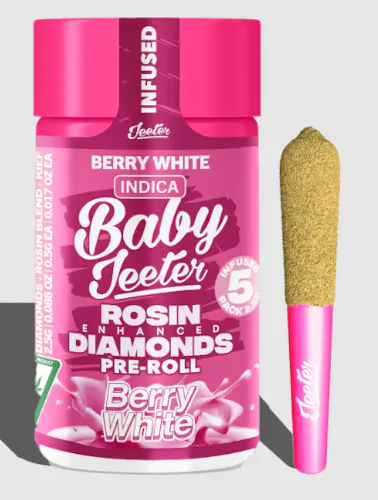Berry White Baby Jeeter Infused Pre-Roll 5-pack | 2.5g-1