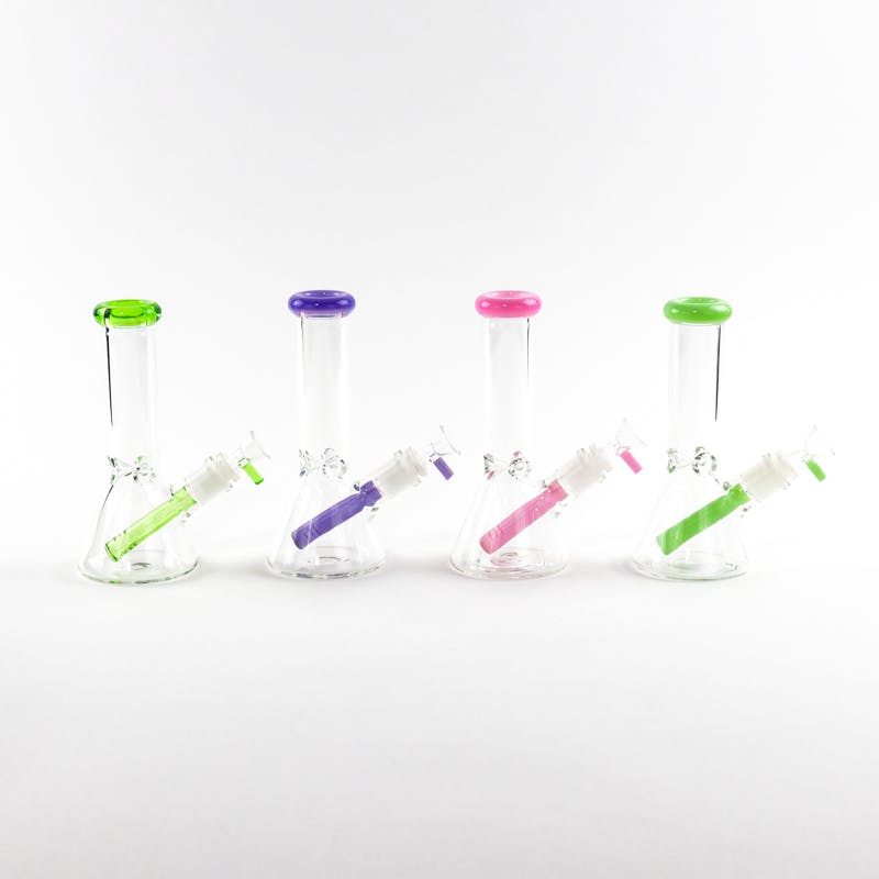 Product 8" Color Accented Beaker Bong