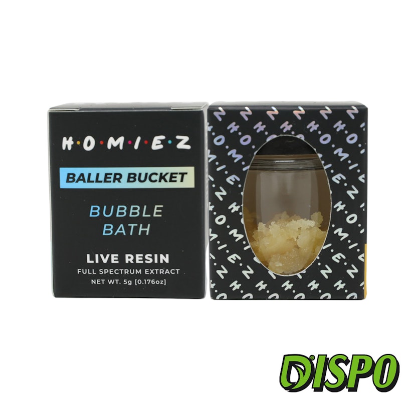 Homiez - Bubble Bath Live Resin Baller Bucket
