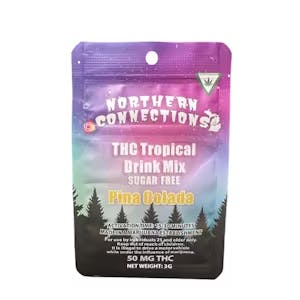 NORTHERN CONNECTIONS | THC TROPICAL PINA COLADA - SUGAR FREE DRINK MIX