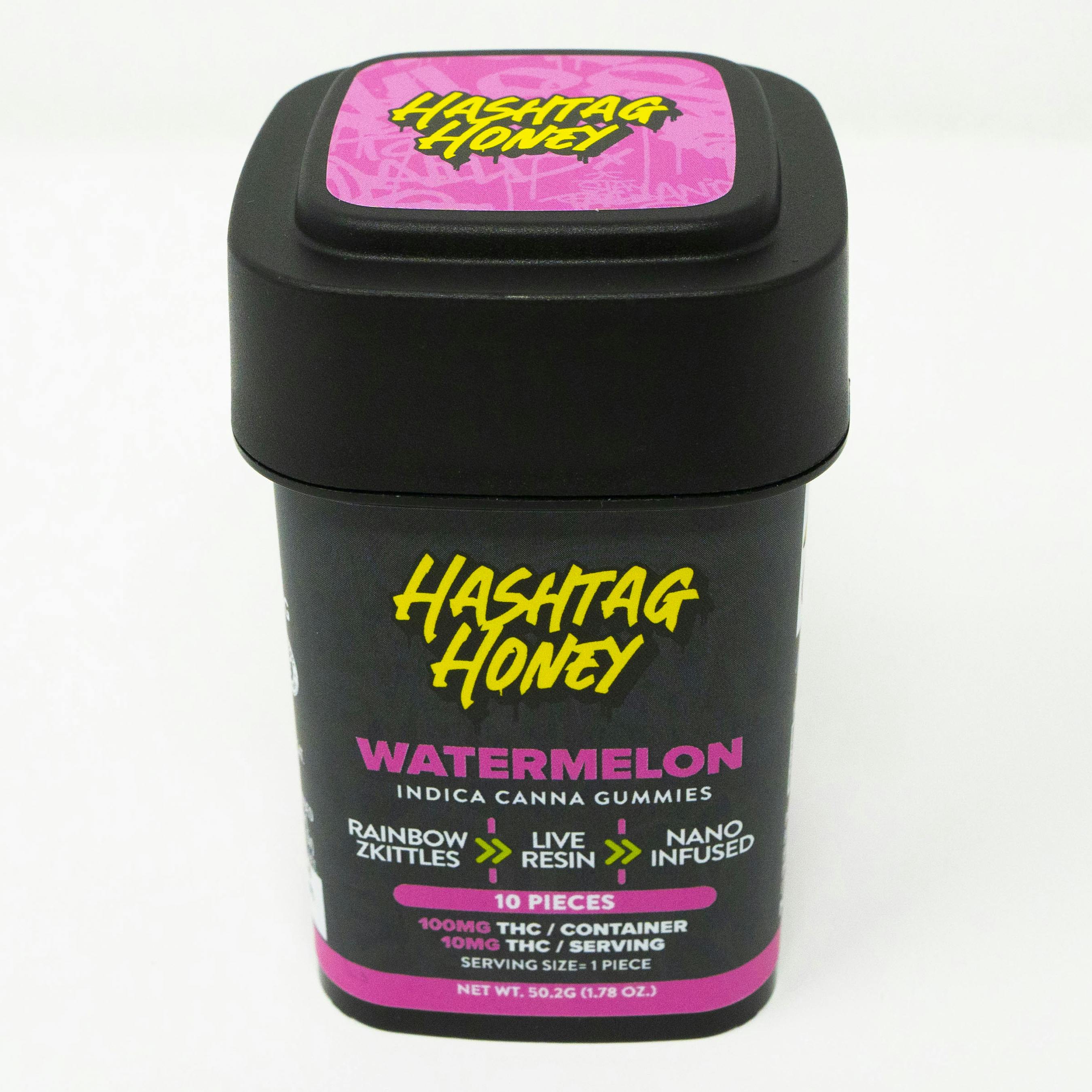 Hashtag Honey | Watermelon | Live Resin | 100mg | 10ct