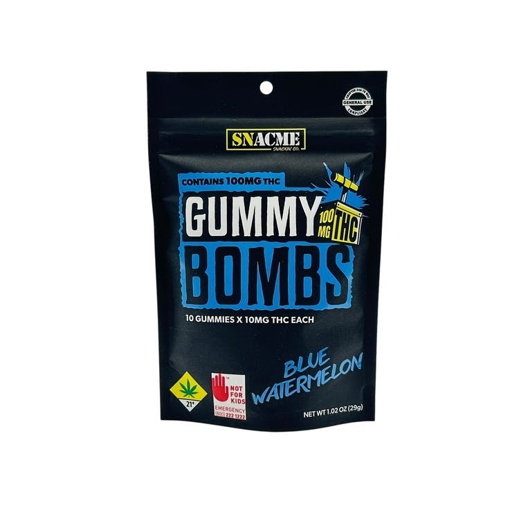 Gummy Bombs: Blue Watermelon - 10pk 100mg