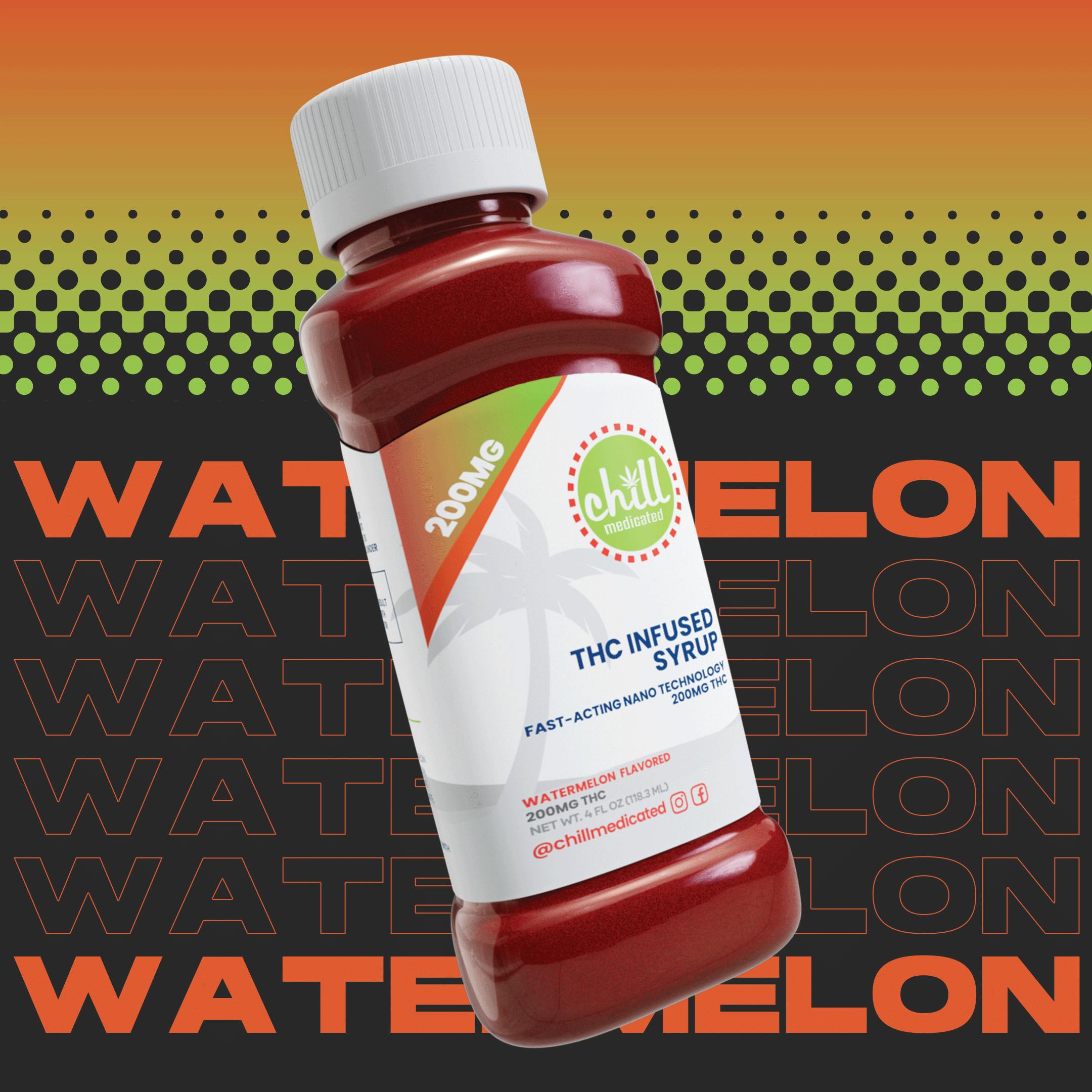 Product: Chill Medicated | Syrup - Watermelon - 200mg