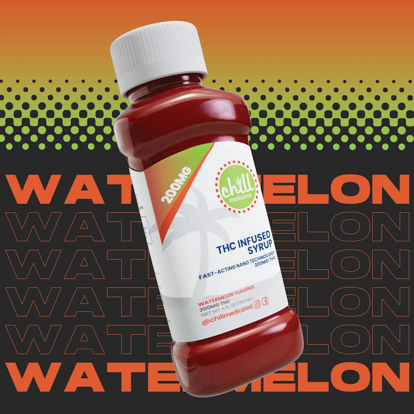 Chill Medicated | 200mg Syrup | Watermelon