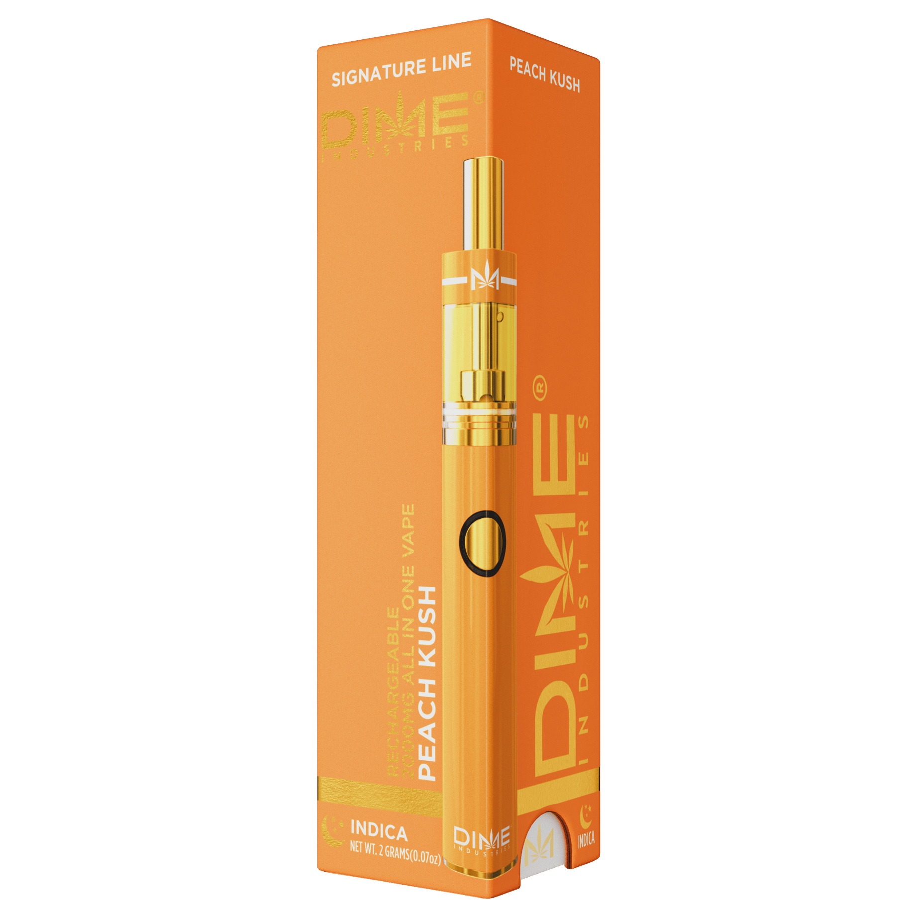 Dime Industries Dime Signature All-In-One Disposables - Peach Ice-T -  Nirvana Cannabis Dispensaries Cannabis in AZ, MI, MD & IL