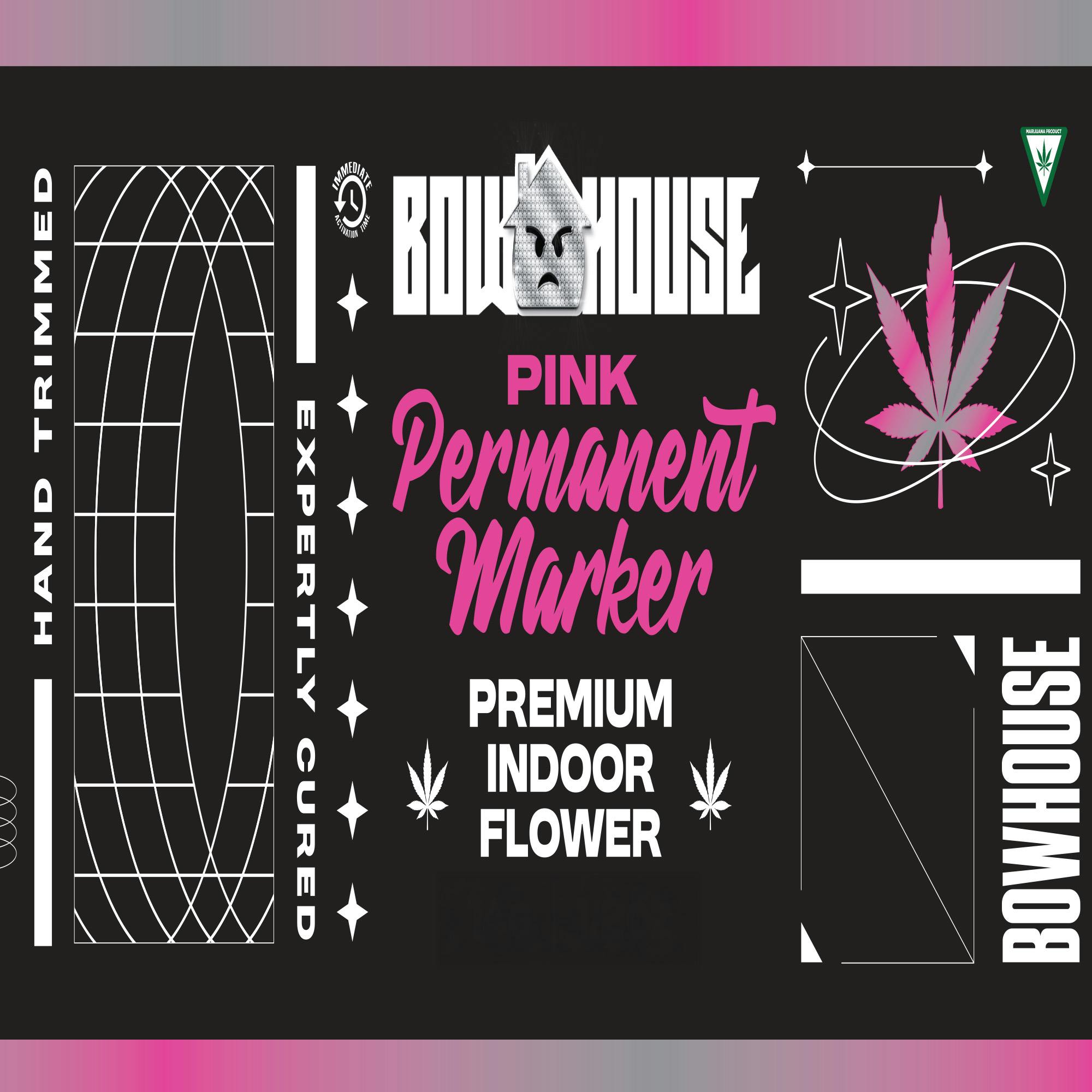 DELI - Bow House - Pink Permanent Marker