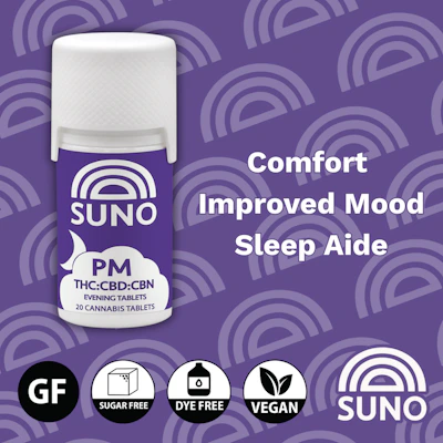 SUNO - PM Tablets 20pk - 200mg - CONCENTRATES by SUNO at King of Budz