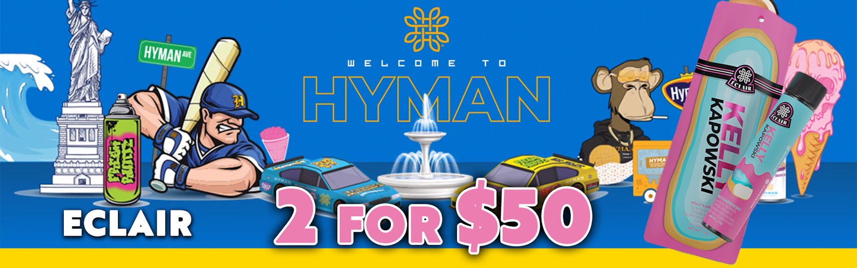 Hyman Eclairs 2/$50